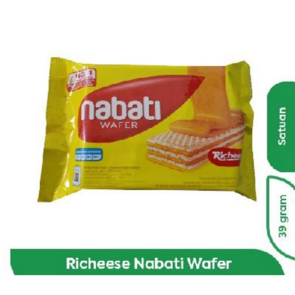

NABATI WAFER RICHEESE 39gr 1 DUS