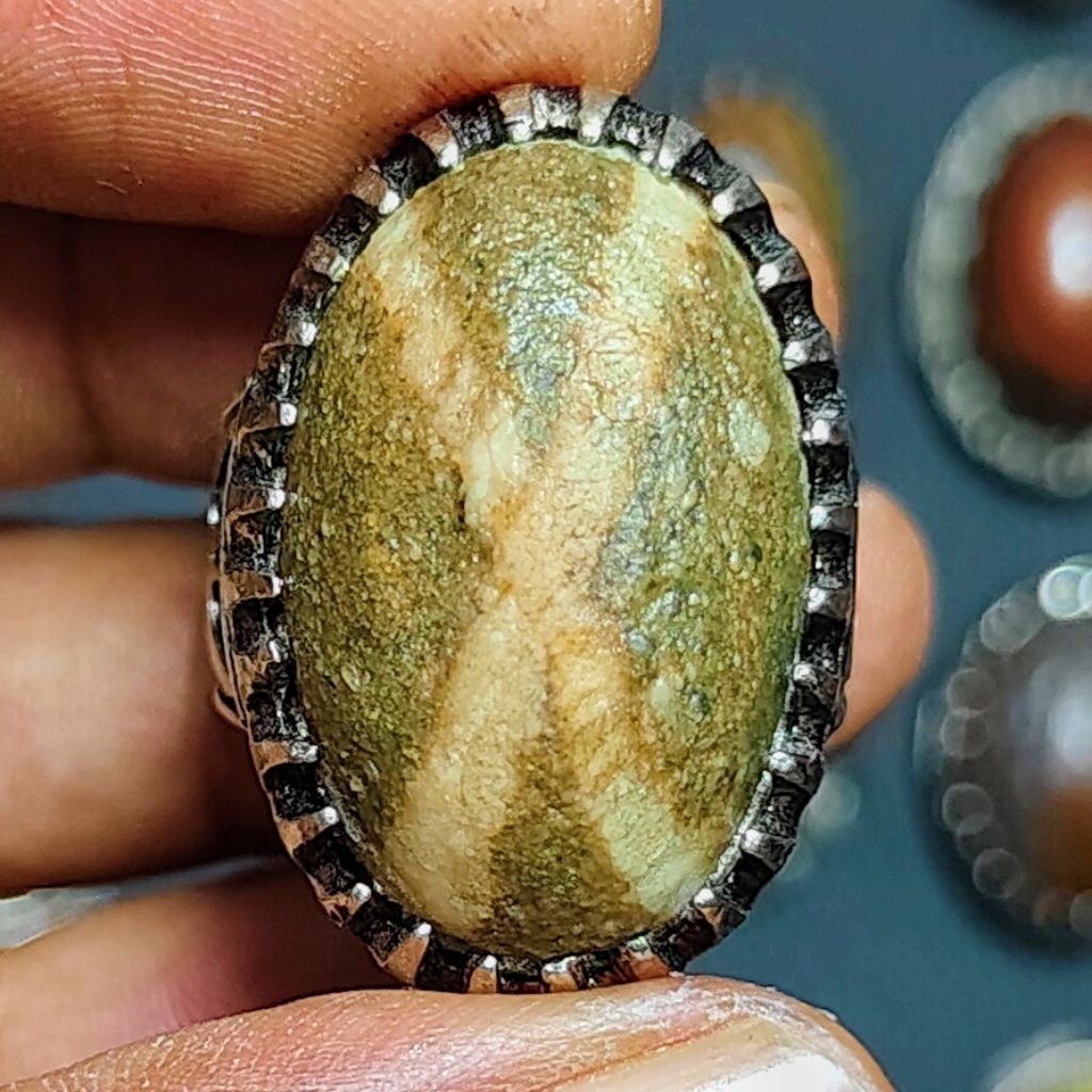 batu akik tapak jalak srigunting sakral kerikil unik antik natural alam