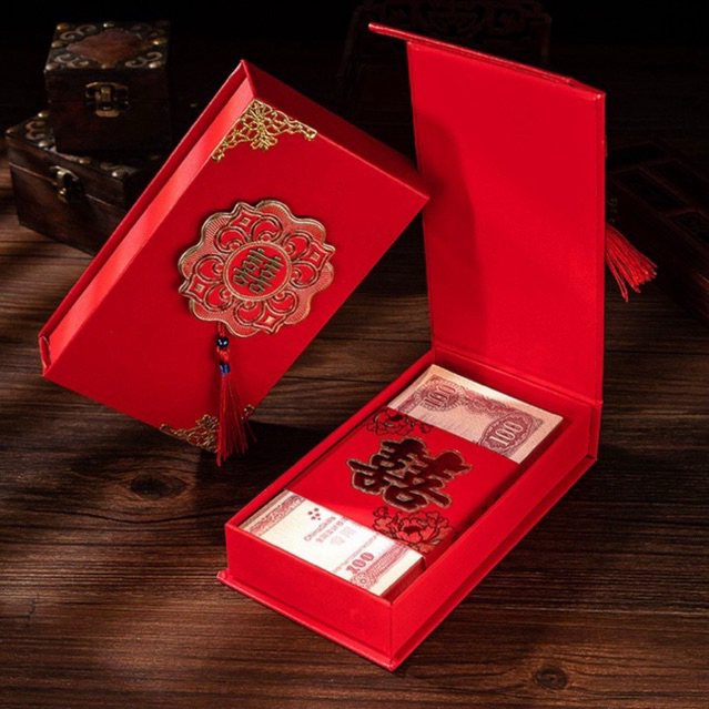 

Joyful Angpao Lamaran Box / Kotak Angpau Red Wedding / Imlek Angpao Kotak Box Shuang Xi Wedding Angpao Jumbo Isi Banyak
