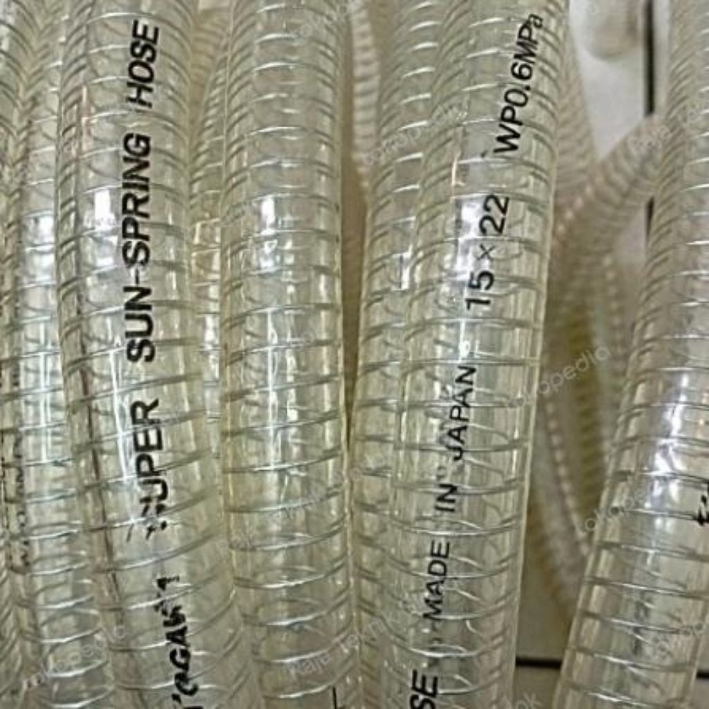 Selang Kawat Sun-Spring Togawa 5/8" SP-15 (15x22MM 1Roll 100 Meter Jpn