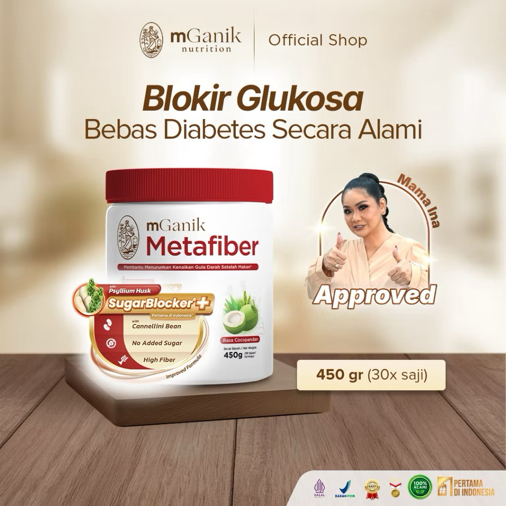 

[BARU] mGanik Metafiber Cocopandan - suplemen diabetes