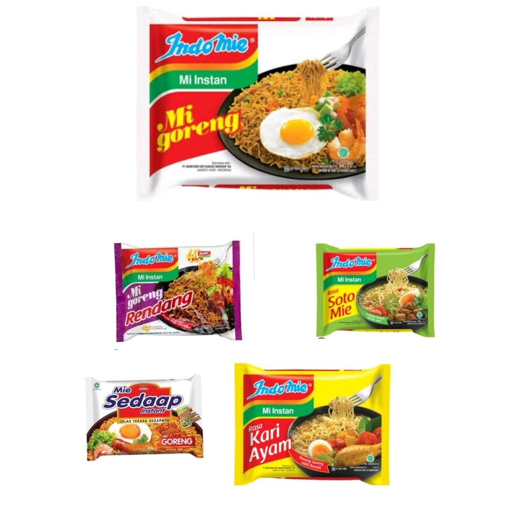 

mie instan indomi/sedap goreng
