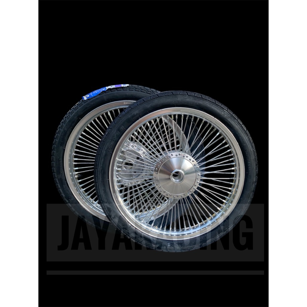 Velg custom classic ring 17 185x160 plus ban Grand SupraX Honda Win C70