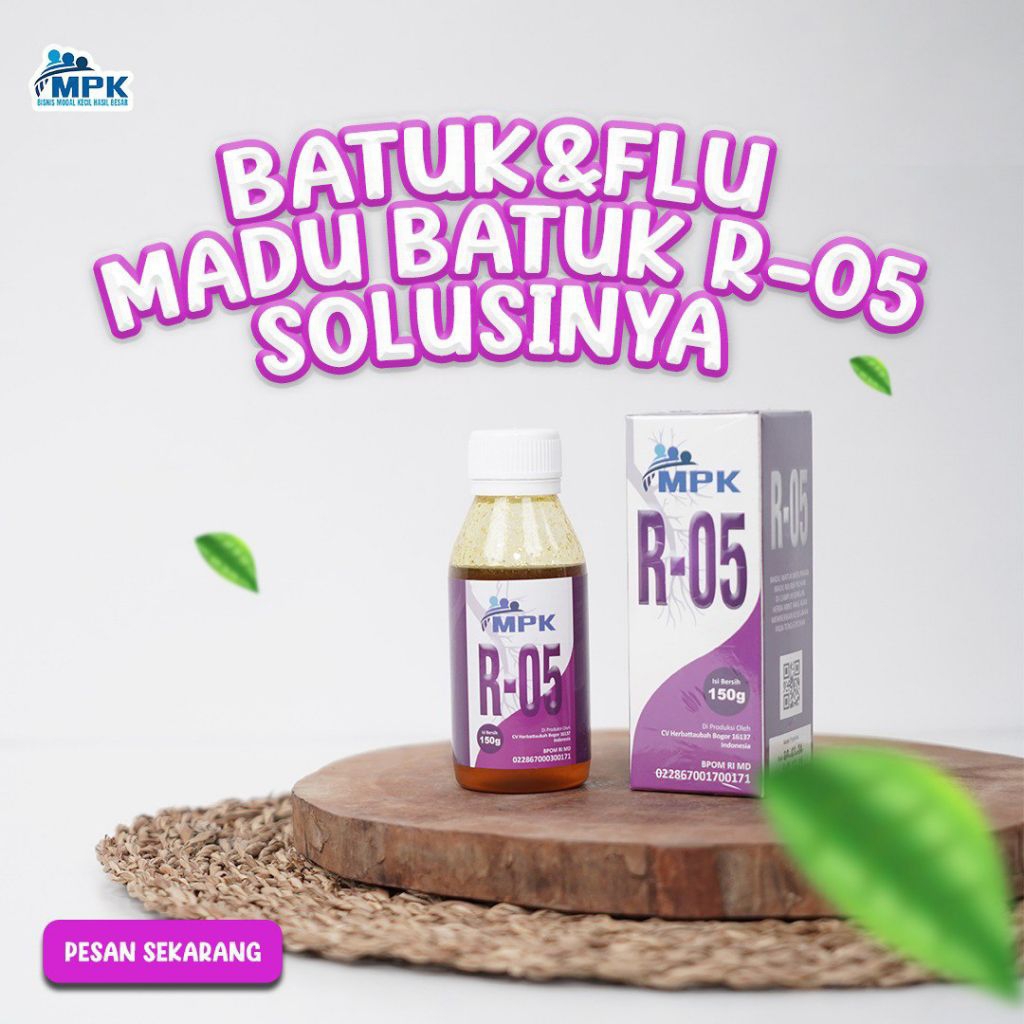 

SOLUSI BATUK KERING DAN BATUK BASAH || MPK Madu Watuk R05 isi 150gr