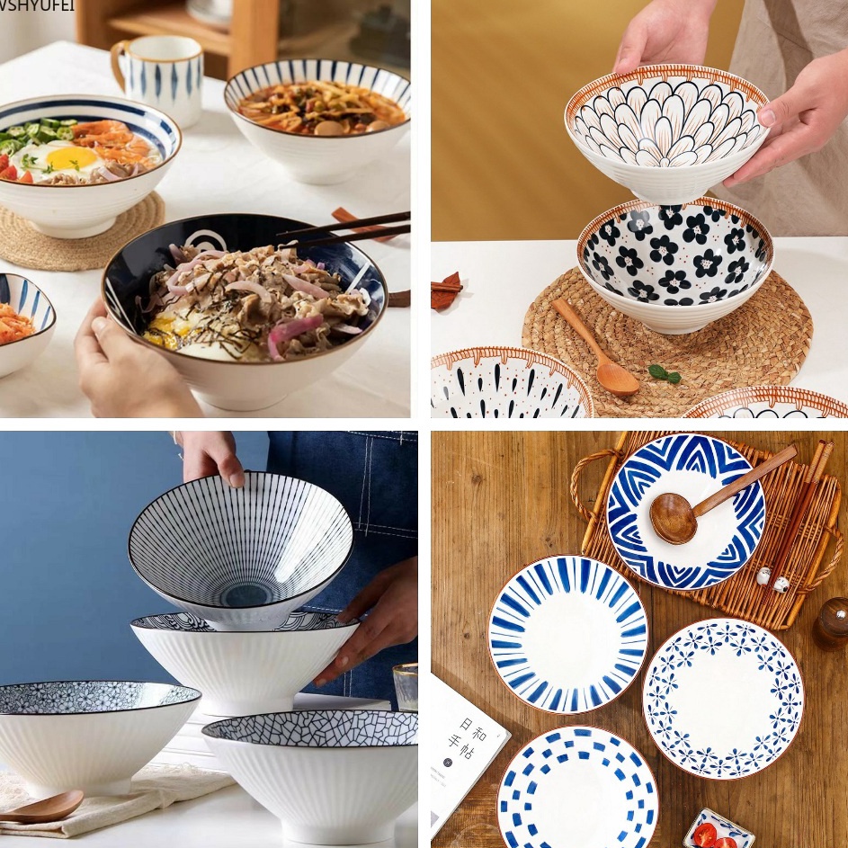 HHS Mangkok Ramen  Mangkok Jepang Mangkok Keramik Jepang 2cm