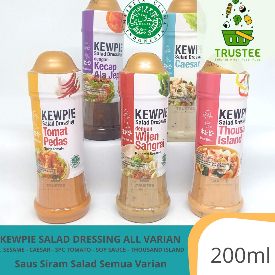 

COD KEWPIE SALAD DRESSING SAUS SIRAM 2 ML WIJEN SANGRAI CAESAR THOUSAND ISLAND SOY SAUCE SPICY TOMATO