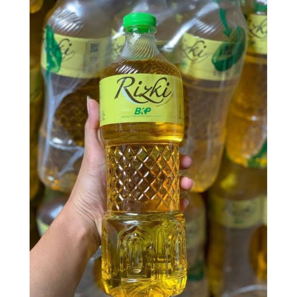 

Minyak goreng Rizki - Bersih bening halah 1l