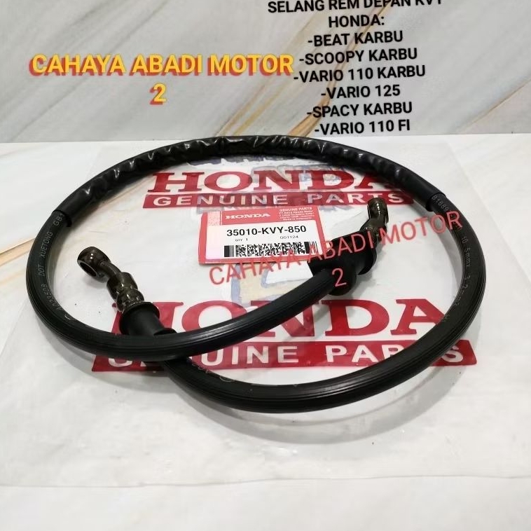SELANG KABEL REM DEPAN KVY BEAT KARBU SCOOPY KARBU SPACY KARBU VARIO 110 KARBU SPACY KARBU VARIO 110