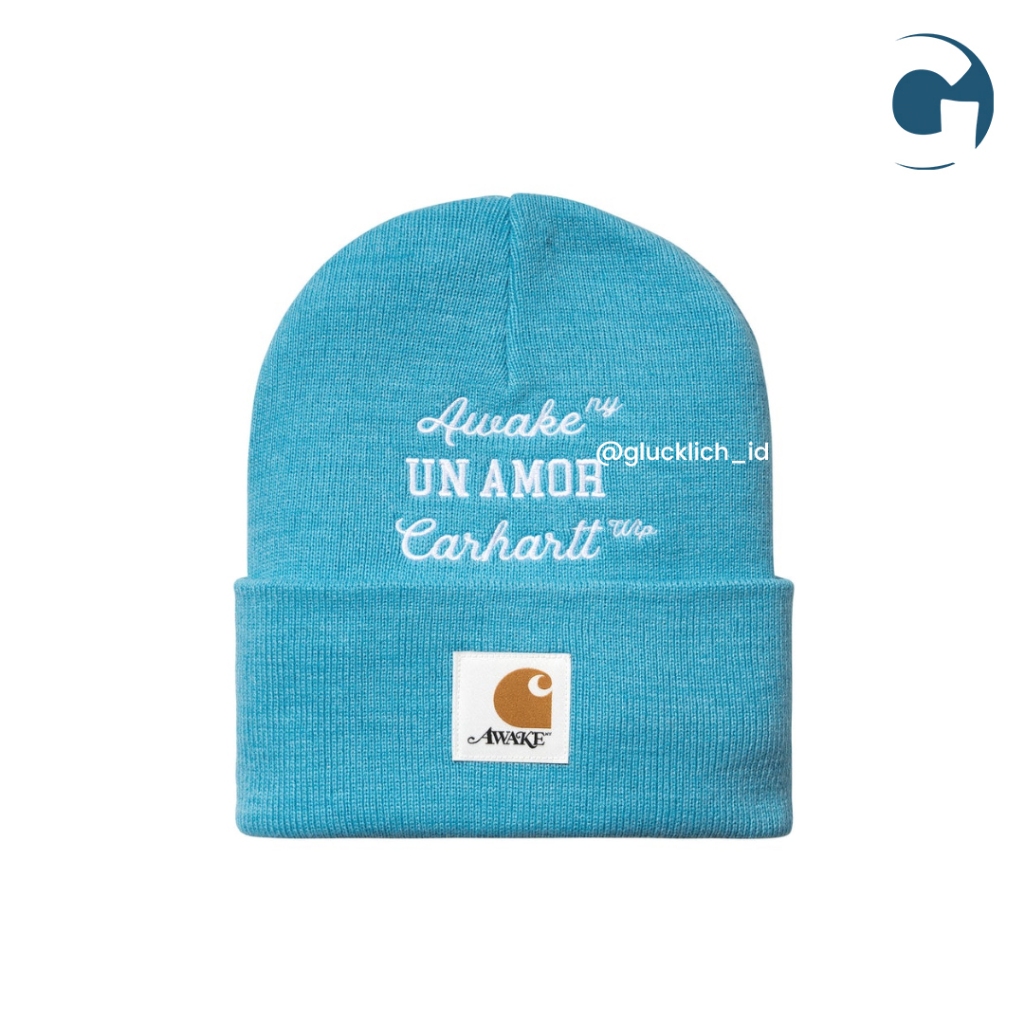 Carhartt WIP, X Awake NY Un Armor Beanie Blue