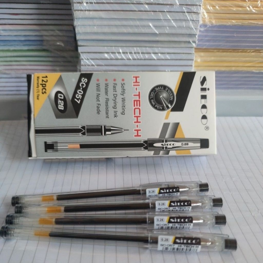 

Bolpen HI-Tech-H/ Bolpoin HI TECH H/ Pen HI TECH H SIECO SC-057 Tinta 0.28 Harga per 1 pack murah grosir