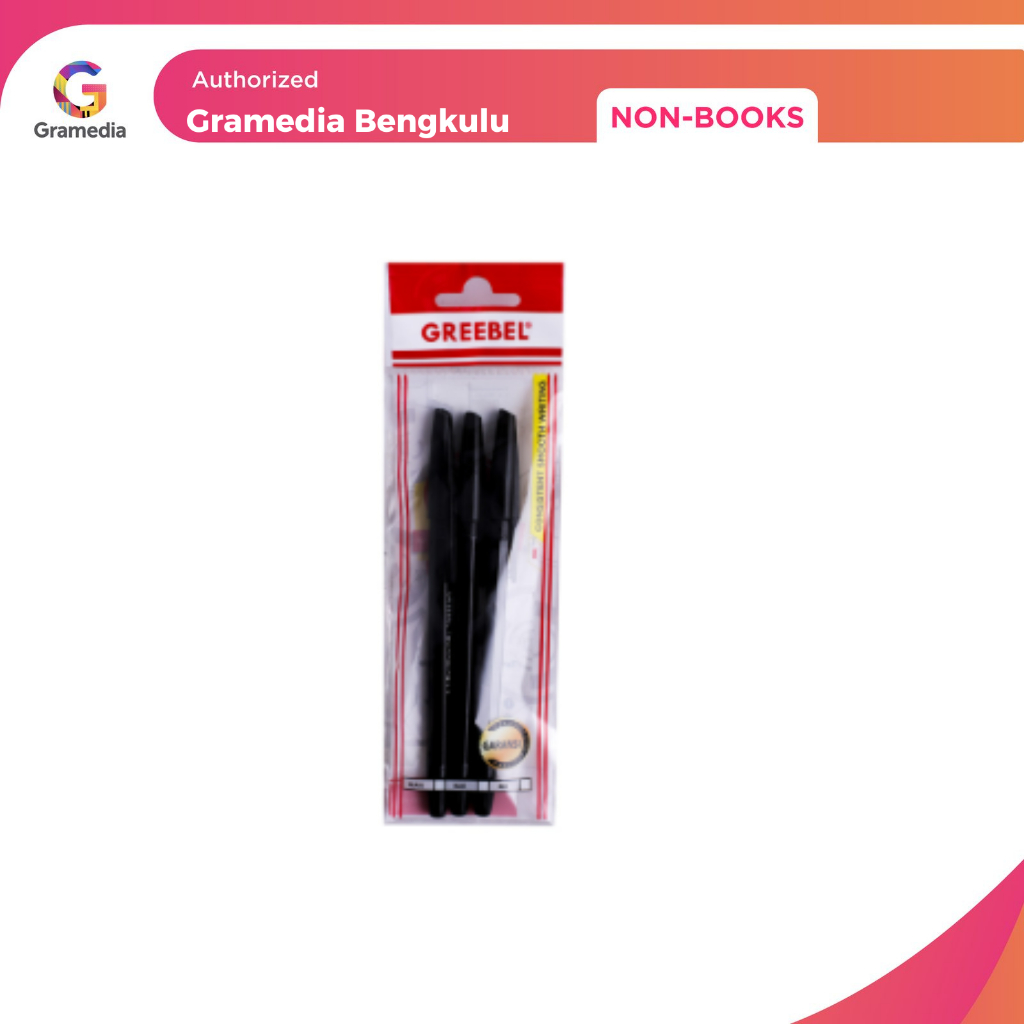

Gramedia Bengkulu - Greebel Ballpen Technoline 0.5 Black (3 Pcs/set) crd