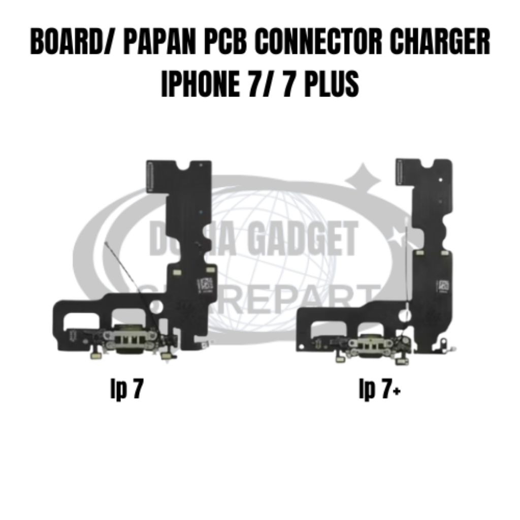BOARD/ PAPAN PCB CONNECTOR CHARGER IPHONE 7/ 7 PLUS 100% ORIGINAL