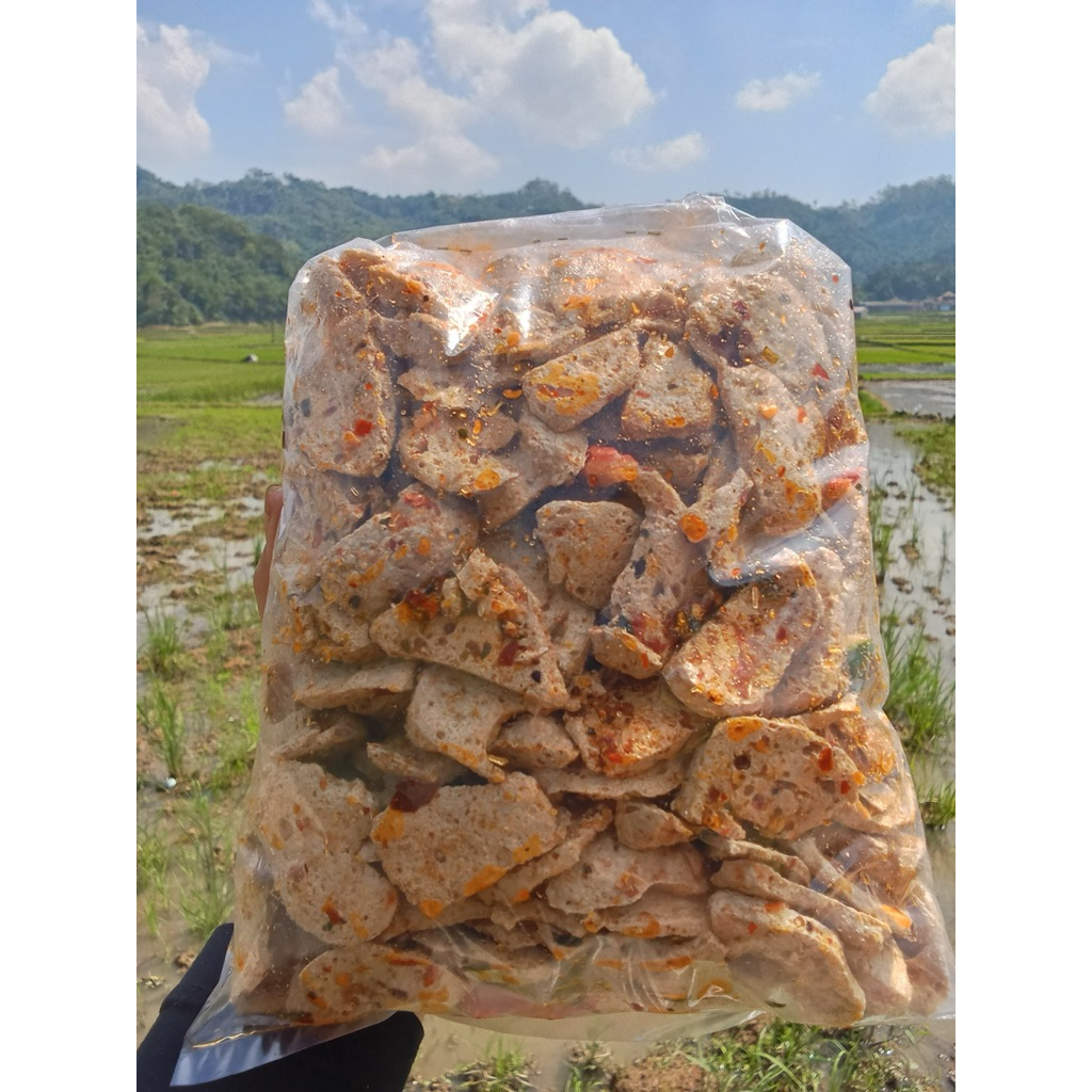 

seblak basreng, basreng pedas