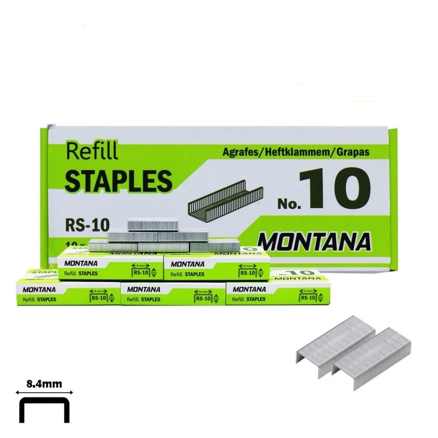 

MONTANA / Isi Stapler / ORLEE PREMIUM Refill Stapler Montana EDS -ON No. 10