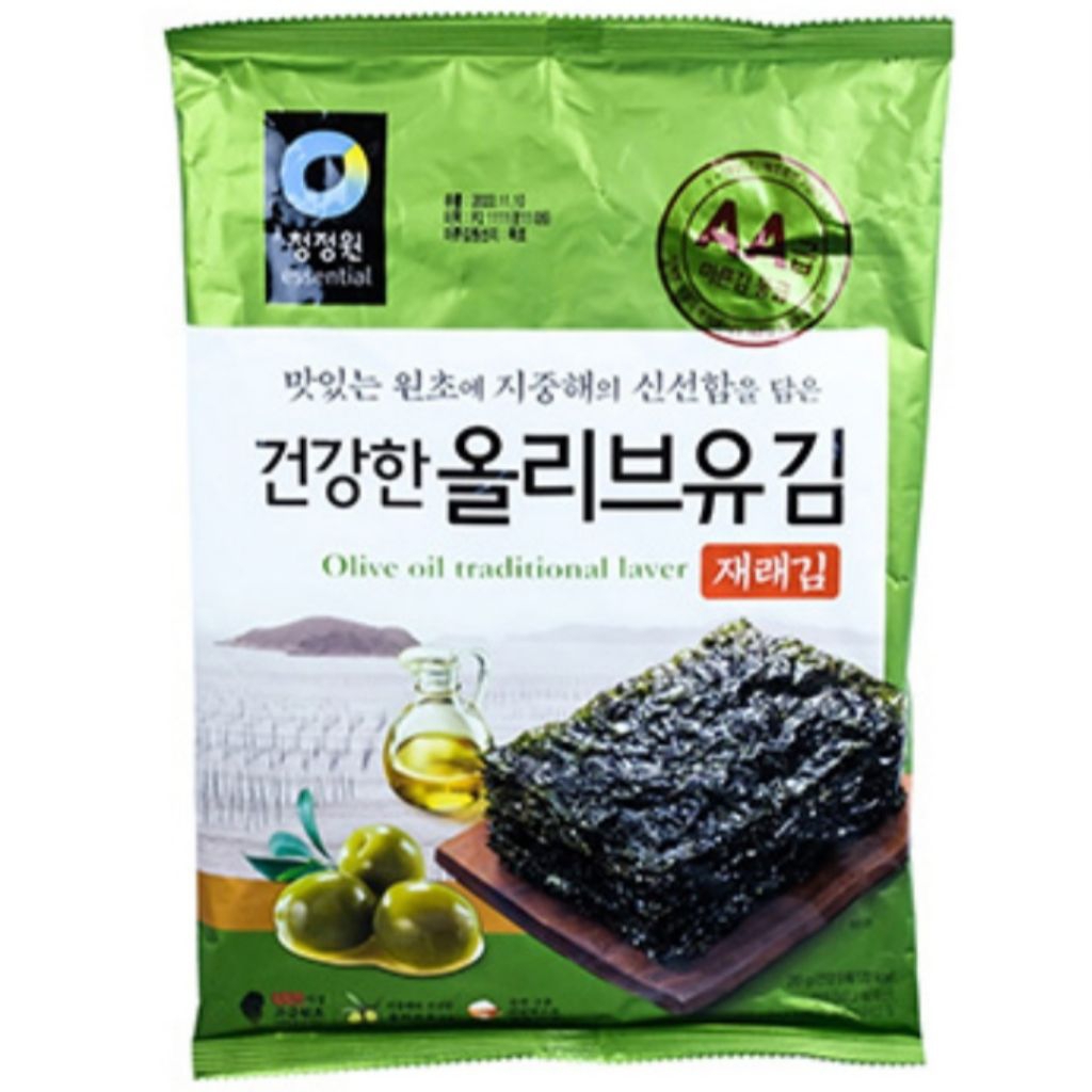 

Daesang Rumput Laut Laver Olive Oil Sushi Nori 20gr