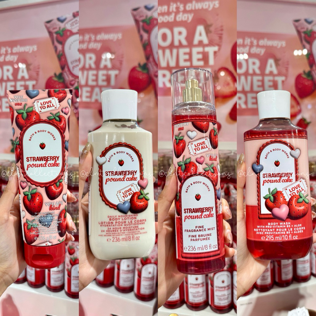 BBW / Bath & Body Works - Strawberry Pound Cake / Confetti Cake Pop / Margarita Cupcake / Bake Shop 