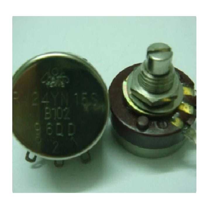 RF5787 potensio 2w 24mm 100r 200r 500r 1k 2k 5k 10k 20k 50k 100k 200k 500k 1m by PCM LTC GLODOK