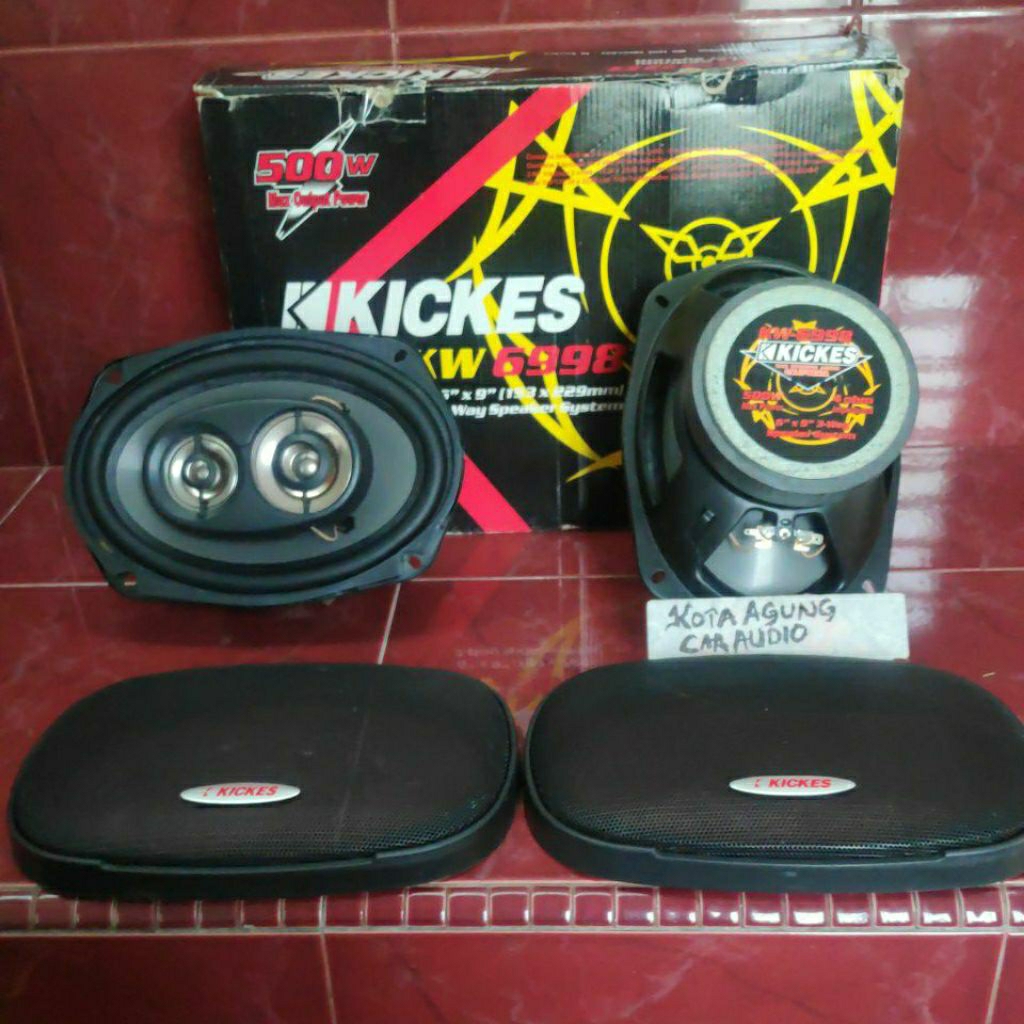 Speaker Oval KICKES KW 6998 Magnet Besar 3Way