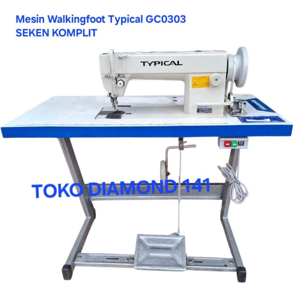 Mesin Jahit Walkingfoot Typical GC0303 Seken Komplit