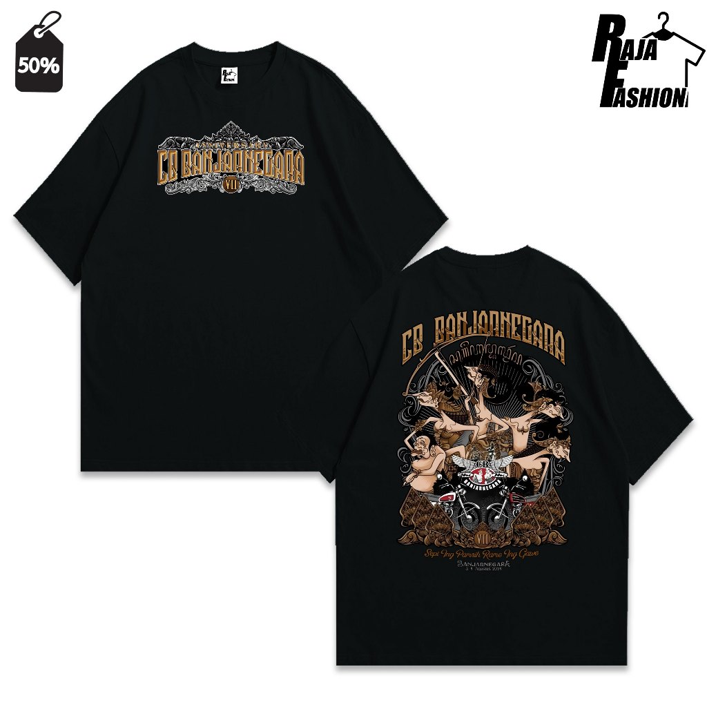 Kaos CB Banjarnegara 2024 Anniversary Ke 7 Unisex Katun Combed 30s