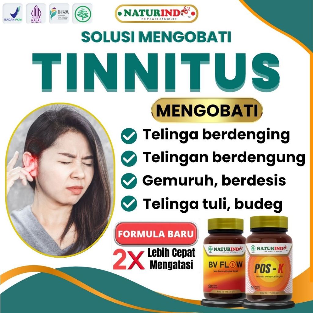 Obat Tinnitus Telinga Berdengung Dan Berdenging Budeg Tuli Gangguan Pendengaran BPOM