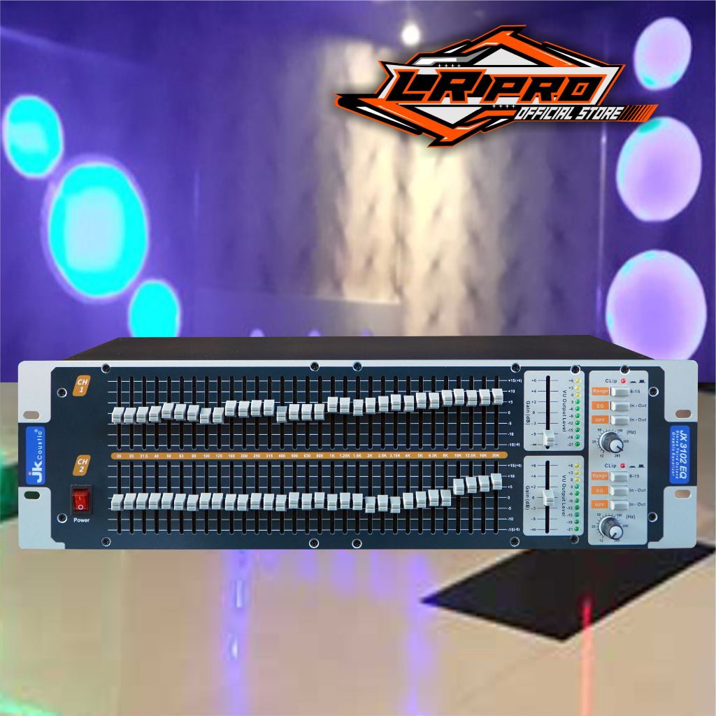 Equalizer 3102 Jk coustic JX 3102EQ / Silver