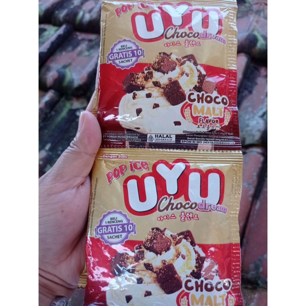 

pop ice uyu choco malt