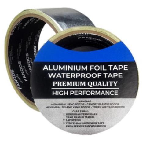 Aluminium Tape Fanoos – Tipis & Tebal | Tahan Panas, Rekat Kuat, Multifungsi