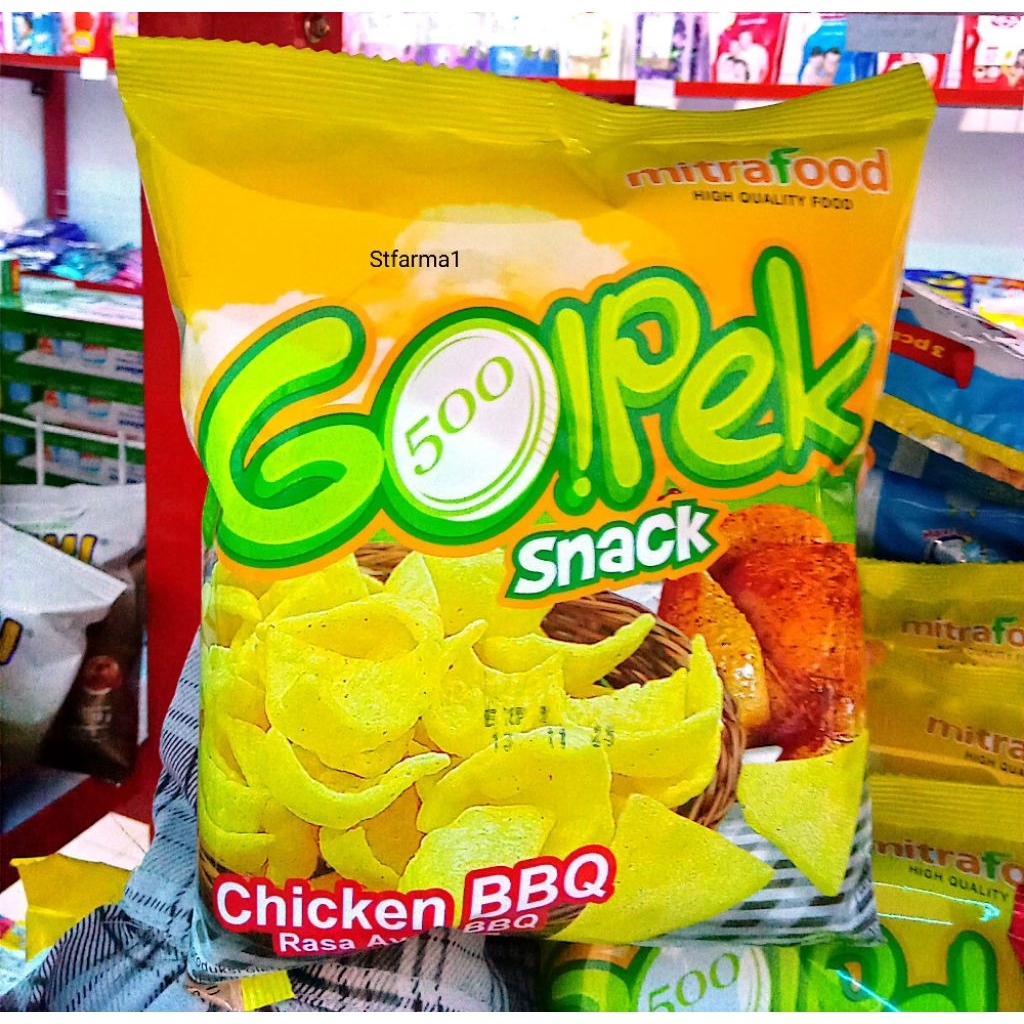 

Gopek Snack Chicken BBQ Rasa Ayam BBQ Makanan Ringan Go!pek