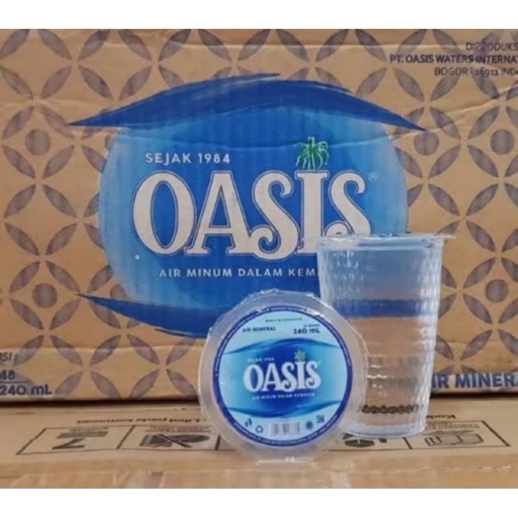 

Oasis Air Mineral Cup Gelas 1 Dus