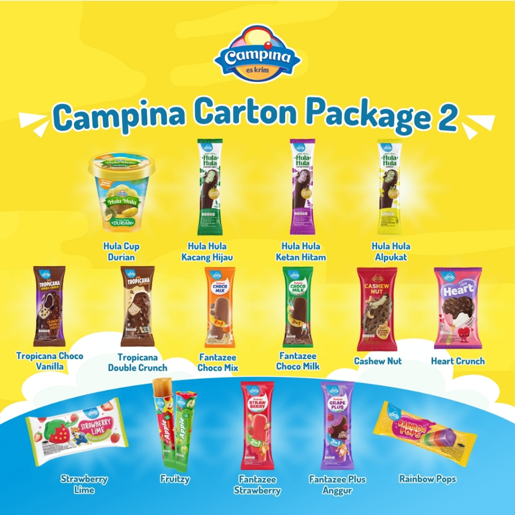 

Campina Carton Package 2 - Es Krim