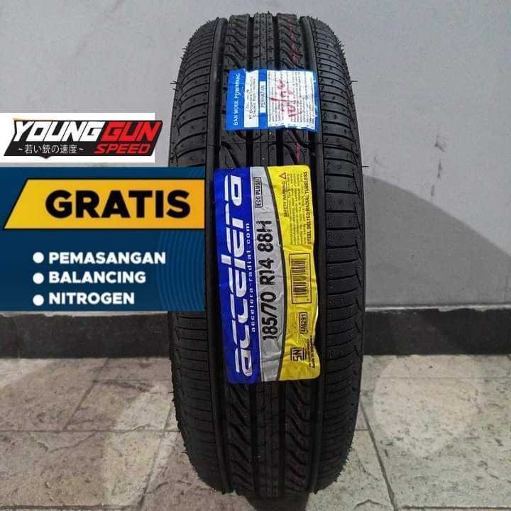 Ban Mobil Avanza 185 70 R14 Accelera ECOPLUSH free pasang di toko