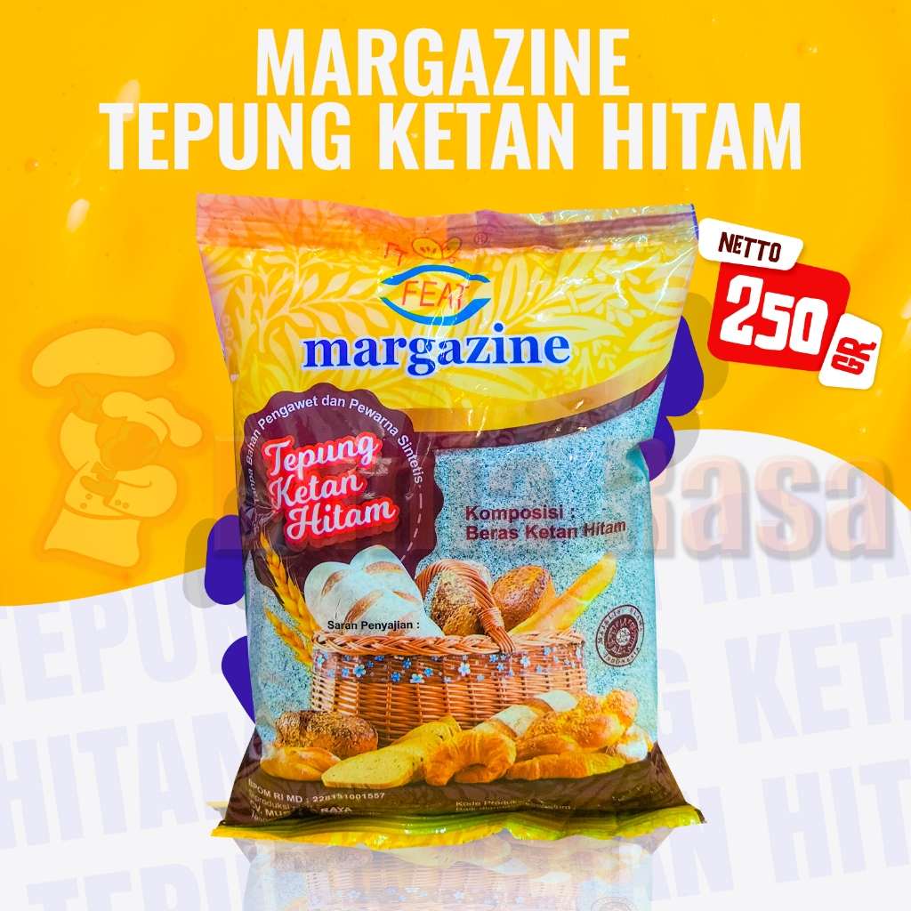 

Tepung Ketan Hitam Feat Margazine 250gr