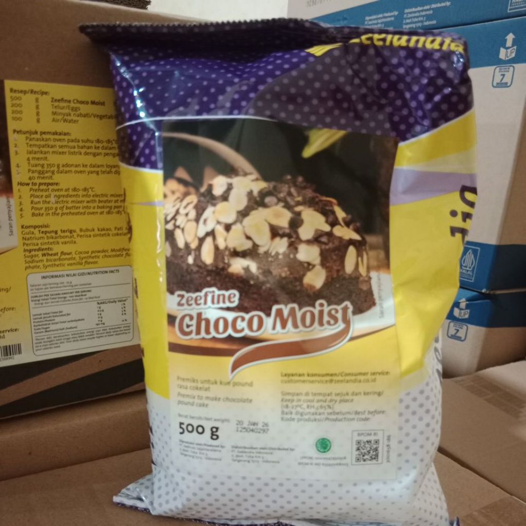 

zeelandia zeefine choco moist 500 g / pack