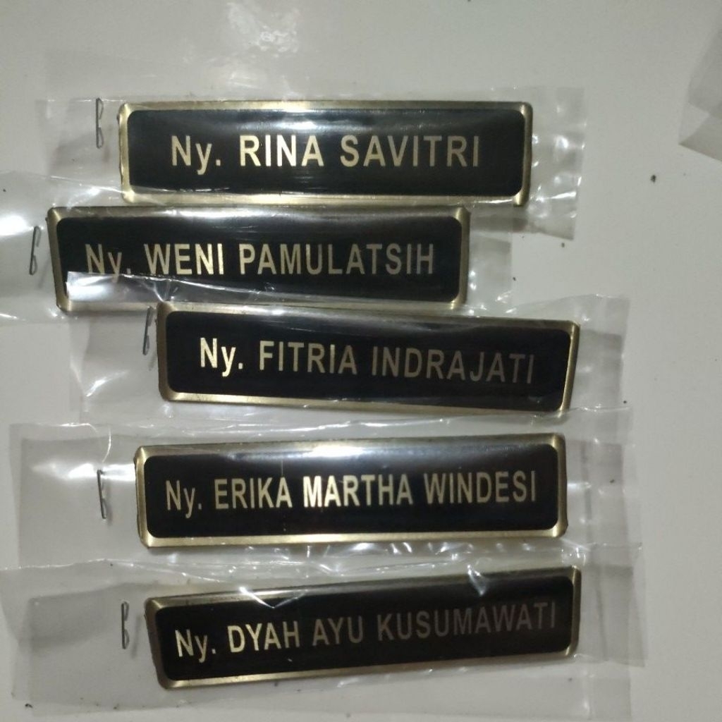 

name tag yayasan Persit