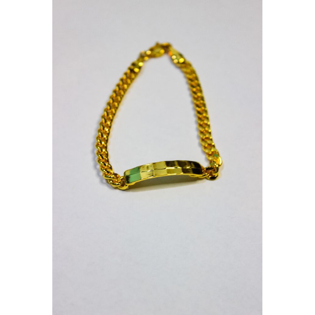 Gelang Rantai | Gelang Rantai plat Yaxiya | Gelang wanita gold| Gelang Lapis emas