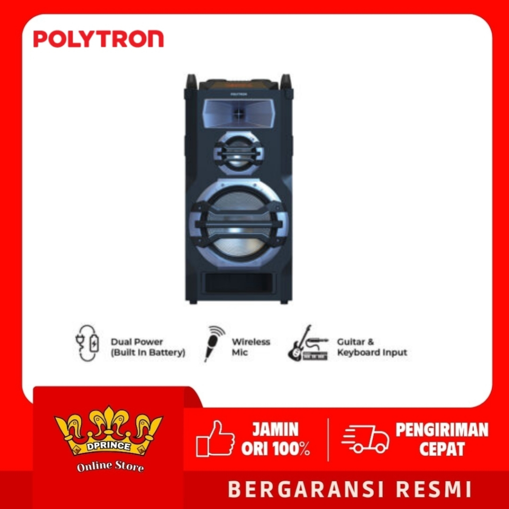 POLYTRON Speaker Aktif Portable Polytron PTS-12KF15