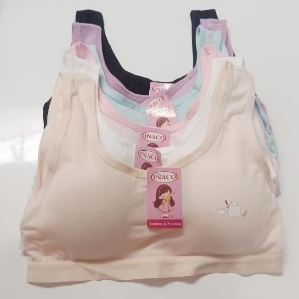 Miniset busa anak perempuan sd smp remaja lembut dalaman anak perempuan