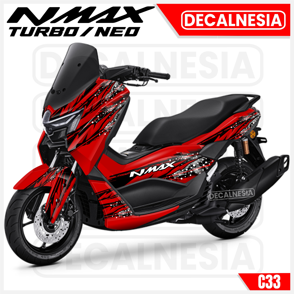 Stiker Nmax Turbo Full Body Decal Neo S Sticker 2024 2025 Variasi Simple Racing Modifikasi Keren Lis