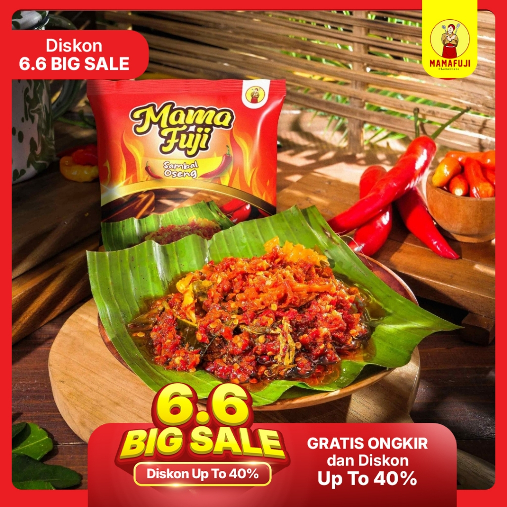 

[NEW LAUNCHING] Mamafuji - Sambal Oseng 150 Gram