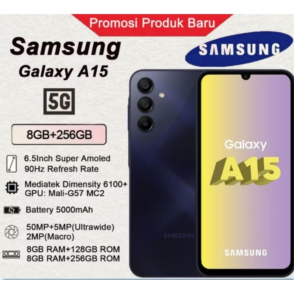 samsung a15 5g ram 8 )256
