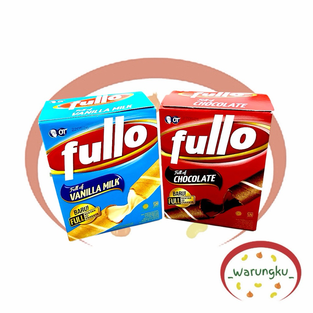 

[BOX] FULLO isi 24pcs Wafer Roll Isi Coklat Vanila