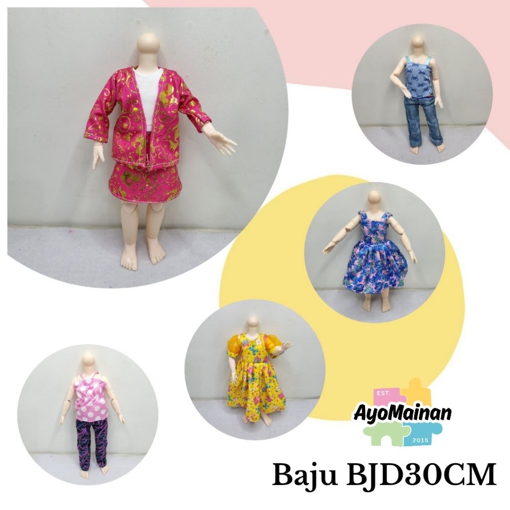 Baju Handmade untk BJD 30cm