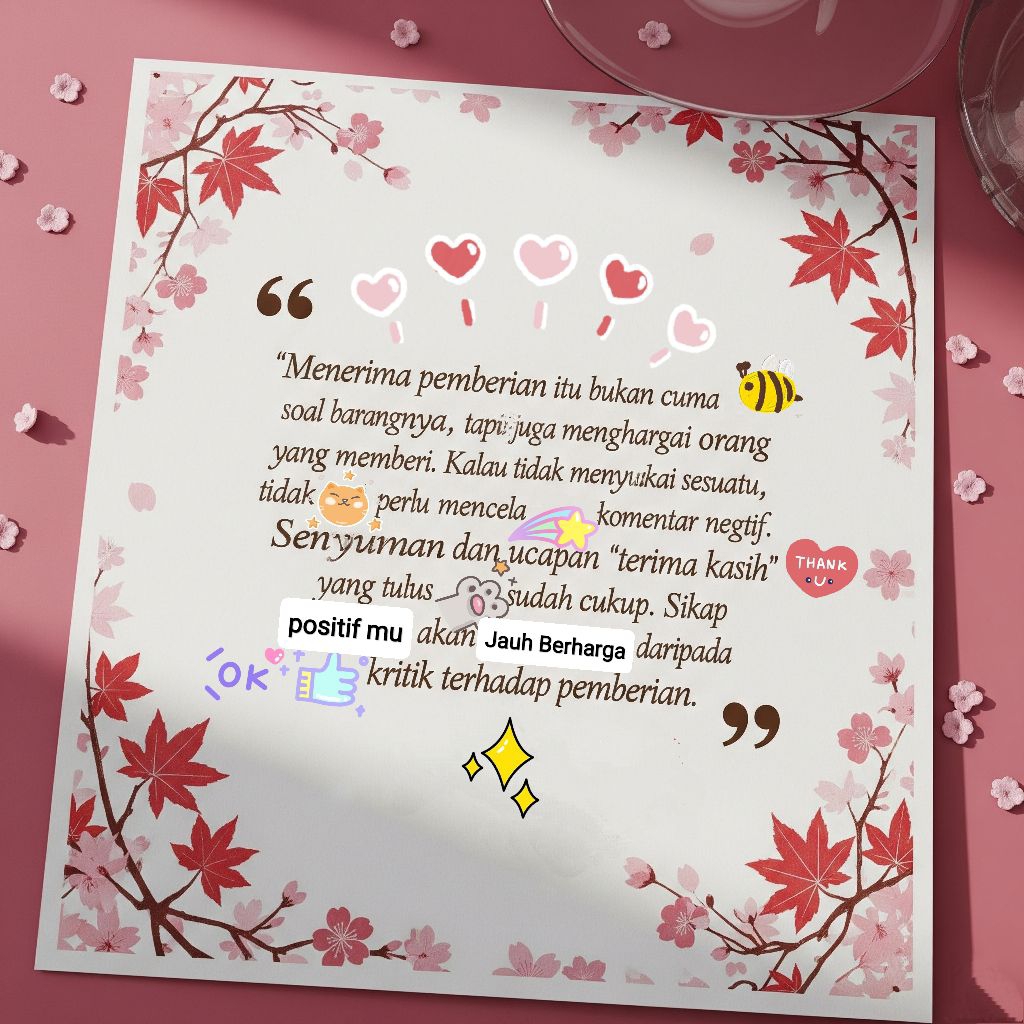 

Maple [ Free Gift ] Karya Eksklusif / Pernak - Pernik / Cute Stickers 2D & 3D Timbul / Stiker Tempelan Lucu