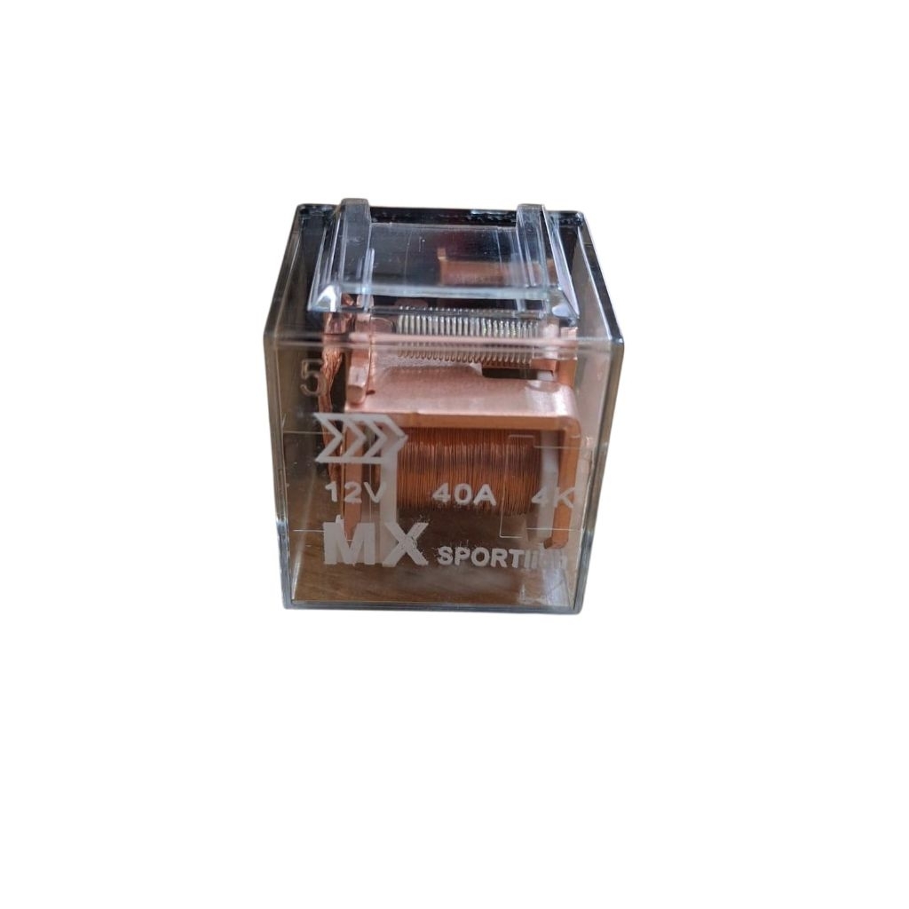 Relay 4 kaki 12v 40a mx sportlich relay klakson lampu kaki 4 40a 12v-harga per pcs