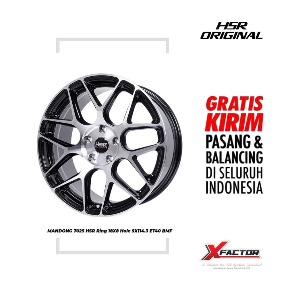 VELG MOBIL HSR R18 HSR MANDONG R18X8 H5X114,3 ET40 BMF