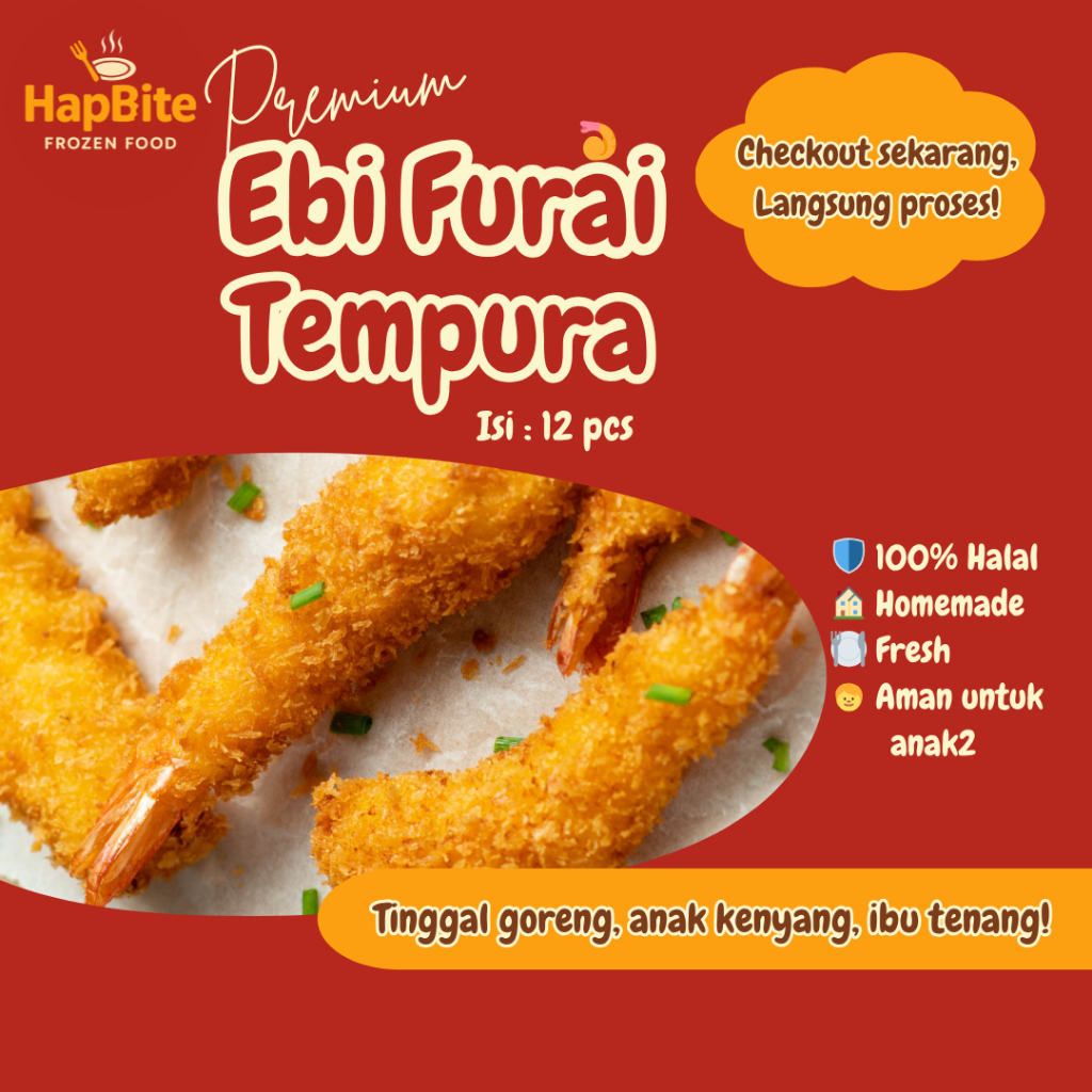

Frozen Premium Ebi Furai Udang Tempura
