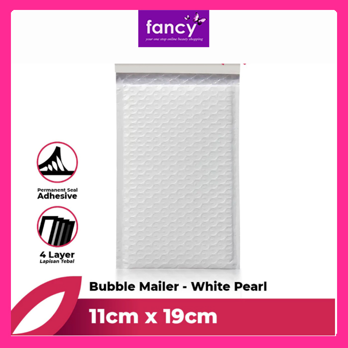 

Amplop Bubble Mailer Bubble - White Pearl 11cm x 19cm | Alat Packing Online