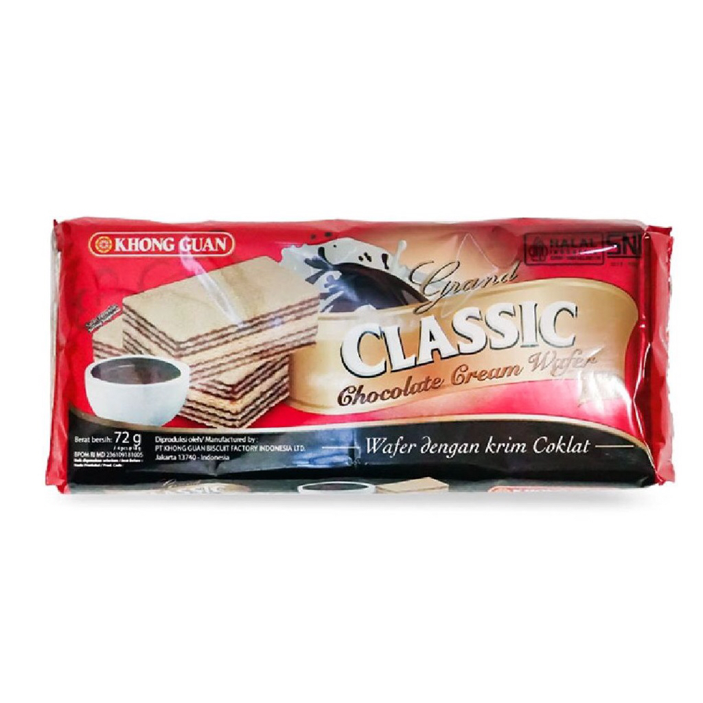 

KHONG GUAN Grand Classic Chocolate Cream Wafer 72g