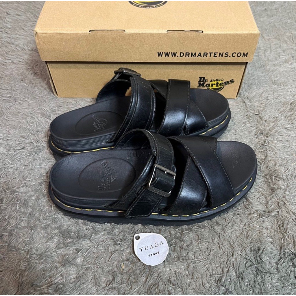 (Size 38) Dr Martens Ryker Sandals Black